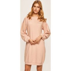 Emporio Armani - Koszula nocna. Niebieskie piżamy damskie Emporio Armani, s, bez wzorów, z elastanu, bez rękawów. Za 449,90 zł.
