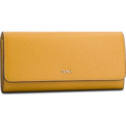 Duży Portfel Damski FURLA - Babylon 978954 P PU02 B30 Ginestra e. Żółte portfele damskie Furla, ze skóry. W wyprzedaży za 449,00 zł.