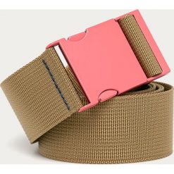 Levi's - Pasek. Brązowe paski męskie Levi's®, w paski, z materiału. Za 119,90 zł.