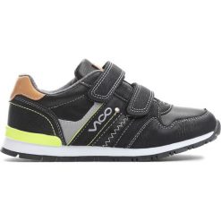 Czarne Buty Sportowe Motility. Czarne buciki niemowlęce Born2be, z okrągłym noskiem, na obcasie. Za 79,99 zł.