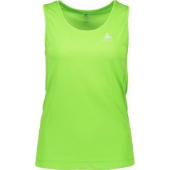 Top sportowy "Aenne" w kolorze zielonym. Zielone topy damskie Odlo Women, l, bez wzorów, ze skóry, z okrągłym kołnierzem. W wyprzedaży za 85,95 zł.