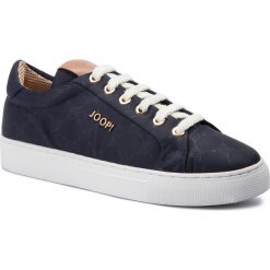 Sneakersy JOOP! - Coralie 4140004434 Dark Blue 402. Niebieskie półbuty damskie JOOP!, na co dzień, bez wzorów, ze skóry, bez obcasa, na płaskiej podeszwie, bez zapięcia. W wyprzedaży za 429,00 zł.