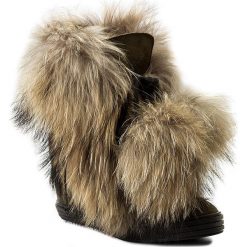 Buty zimowe damskie: Botki R.POLAŃSKI – 842/K Oliwka Jenot