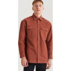 Koszula flanelowa oversize ReDesign - Bordowy. Czerwone koszule męskie marki Cropp, l. Za 139,99 zł.
