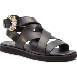 Sandały MICHAEL MICHAEL KORS - Frieda Flat 40S9FRFA1L Black. Czarne klapki damskie MICHAEL Michael Kors, bez wzorów, ze skóry, bez obcasa. Za 669,00 zł.