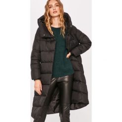 Answear - Kurtka Answear Lab. Czarne kurtki damskie ANSWEAR, s, bez wzorów, z poliesteru, długie, z kapturem. Za 369,90 zł.