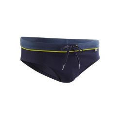 Slipki pływackie 900 PEP męskie. Niebieskie kąpielówki męskie NABAIJI, m, w paski, z poliesteru. Za 39,99 zł.