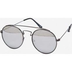 Jack & Jones - Okulary Jacob. Brązowe okulary przeciwsłoneczne męskie aviatory Jack & Jones, z materiału, okrągłe. W wyprzedaży za 59,90 zł.