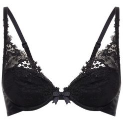 Biustonosz push-up Simone Pérèle 12B347. Białe biustonosze Simone Pérèle, bez wzorów, z elastanu. W wyprzedaży za 249,00 zł.