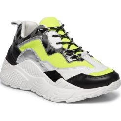 Sneakersy STEVE MADDEN - Antonia SM11000745-04005-NYL Neon Yellow. Białe półbuty damskie Steve Madden, ze skóry ekologicznej. W wyprzedaży za 419,00 zł.