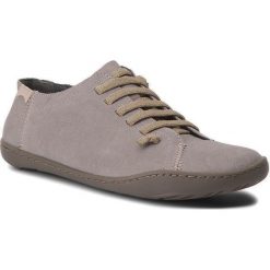 Półbuty CAMPER - Peu Cami 20848-076 Oxyde Ash/Cami Foca. Szare półbuty damskie Camper, bez wzorów, ze skóry, bez obcasa, na płaskiej podeszwie, bez zapięcia. W wyprzedaży za 379,00 zł.