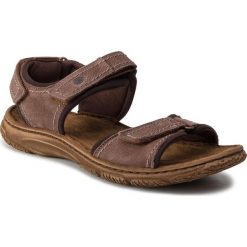 Sandały JOSEF SEIBEL - Carlo 06 27606 TE796 310 Brasil. Pomarańczowe klapki męskie marki Josef Seibel, bez wzorów, ze skóry. Za 279,00 zł.