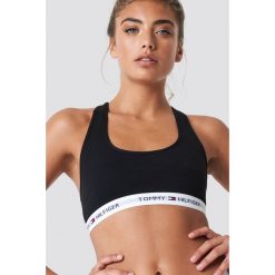 Tommy Hilfiger Biustonosz Cotton Iconic - Black. Czarne biustonosze TOMMY HILFIGER, bez wzorów. Za 141,95 zł.