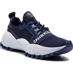 Sneakersy CALVIN KLEIN JEANS - Talula R7813 Navy. Niebieskie półbuty damskie Calvin Klein Jeans, z jeansu. Za 649,00 zł.
