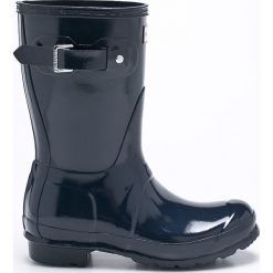 Hunter - Kalosze. Niebieskie kalosze damskie marki Hunter, z materiału. W wyprzedaży za 429,90 zł.
