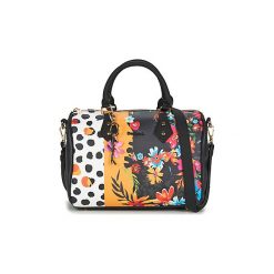 Torebki do ręki Desigual CARMELA PATCH BOWLING. Czarne torebki klasyczne damskie Desigual, bez wzorów, do ręki, bez dodatków. Za 244,30 zł.