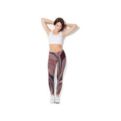 Legginsy CP-012 283. Legginsy sportowe damskie Colour pleasure, bez wzorów, z dzianiny, na fitness i siłownię. Za 109,00 zł.