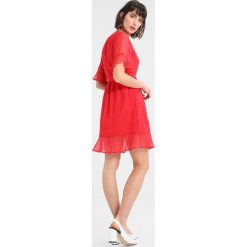 Sukienki: Neon Rose DITSY SPOT RUFFLE WRAP MINI DRESS Sukienka letnia red