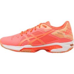 ASICS GELSOLUTION SPEED 3 CLAY L.E. Obuwie do tenisa Outdoor flash coral/canteloupe/apricot. Pomarańczowe buty sportowe damskie marki Asics, z materiału, na golfa. W wyprzedaży za 527,20 zł.