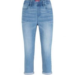 Wygodne rybaczki dżinsowe ze stretchem bonprix niebieski. Niebieskie rybaczki damskie bonprix, bez wzorów, z jeansu. Za 74,99 zł.