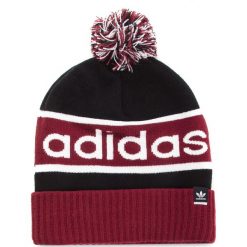 Czapki męskie: Czapka adidas - Pompombeanie DH2574 Black/Cburgu/White