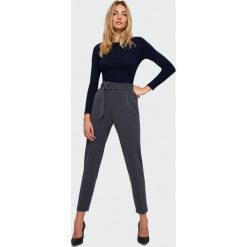 Eleganckie spodnie z paskiem. Spodnie damskie Greenpoint, z elastanu. Za 99,99 zł.