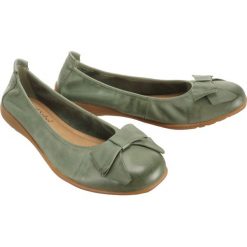 Josef Seibel 74802 133 610 Fenja 02 mint, baleriny, czółenka damskie. Zielone baleriny damskie Josef Seibel, bez wzorów, ze skóry, bez obcasa. Za 289,90 zł.