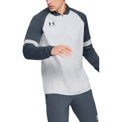 Under Armour Challenger III Midlayer Koszulka Szary. Szare podkoszulki męskie Under Armour, xl, z nadrukiem, z poliesteru, bez kołnierzyka, długie. Za 240,95 zł.