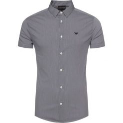 Koszula Emporio Armani 8N1C10 1N06Z F916. Niebieskie koszule męskie Emporio Armani, m, bez wzorów, z elastanu, casualowe, bez kołnierzyka, bez rękawów. Za 589,00 zł.