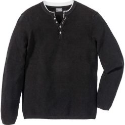 Swetry męskie: Sweter Regular Fit bonprix czarny