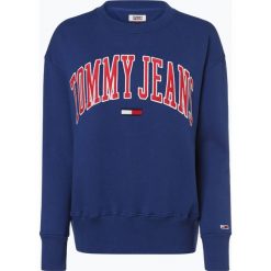 Tommy Jeans - Damska bluza nierozpinana, wielokolorowy. Niebieskie bluzy damskie Tommy Jeans, m, z napisami, z jeansu, bez rękawów, bez kaptura. Za 249,95 zł.