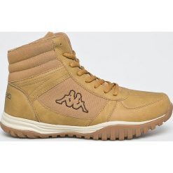 Kappa - Buty Brasker Mid. Brązowe buty trekkingowe męskie marki Kappa, z gumy, na sznurówki, outdoorowe. Za 159,90 zł.