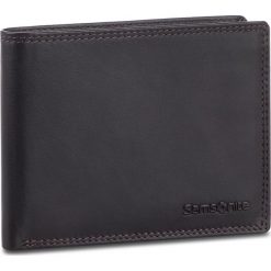 Duży Portfel Męski SAMSONITE - Attack Slg 54791-1251-1INU Dark Brown. Pomarańczowe portfele męskie Samsonite, bez wzorów, ze skóry. Za 199,00 zł.