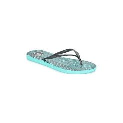 Japonki Volcom ROCKING 2 SNDL. Niebieskie klapki damskie marki Volcom, bez wzorów, bez obcasa. Za 87,20 zł.