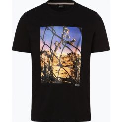 BOSS Casual - T-shirt męski – Teear 1, czarny. Czarne t-shirty męskie BOSS Casual, s, z nadrukiem, casualowe, bez kołnierzyka. Za 169,95 zł.