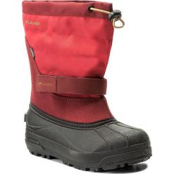 Śniegowce COLUMBIA - Youth Powderbug Plus II BY1326 Mountain Red/Maple 613. Czerwone buty chłopięce zimowe marki Columbia, z materiału. W wyprzedaży za 179,00 zł.