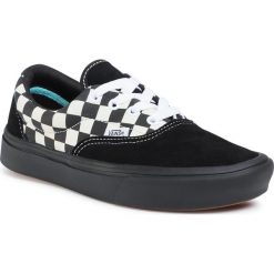 Tenisówki VANS - Comfycush Era VN0A3WM917Q1 (Mixed Media) Antquewhtblk. Czarne półbuty damskie Vans, bez wzorów, ze skóry, bez obcasa, na płaskiej podeszwie, bez zapięcia. Za 339,00 zł.