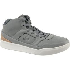 Lacoste Explorateur Mid 3 CAM0096248 buty sportowe męskie szare 40. Szare buty zimowe sportowe męskie Lacoste, bez zapięcia. W wyprzedaży za 449,99 zł.