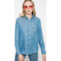 Levi's - Koszula. Niebieskie bluzki damskie Levi's®, na co dzień, s, bez wzorów, z lyocellu, klasyczne, z klasycznym kołnierzykiem, z długim rękawem. W wyprzedaży za 99,90 zł.