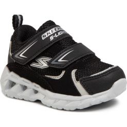 Sneakersy SKECHERS - Vendow 90751N/BKSL Black/Silver. Czarne trampki chłopięce Skechers, bez wzorów, ze skóry ekologicznej, na rzepy. Za 179,00 zł.