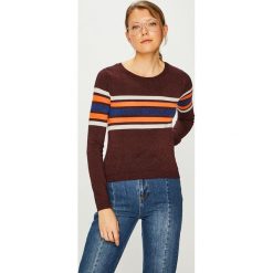 Tally Weijl - Sweter. Brązowe swetry damskie TALLY WEIJL, s, bez wzorów, z elastanu, z krótkim rękawem, krótkie, bez kaptura. W wyprzedaży za 49,90 zł.