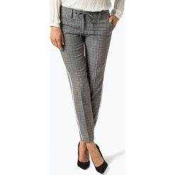 Opus - Spodnie damskie – Mirjami Check, szary. Szare spodnie damskie Opus, bez wzorów, z dresówki. Za 149,95 zł.
