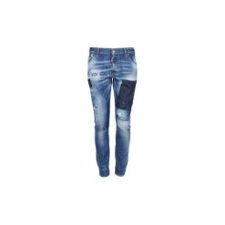 Jeansy slim fit Dsquared S71LB0436. Niebieskie jeansy męskie Dsquared, s, bez wzorów. Za 1399,00 zł.