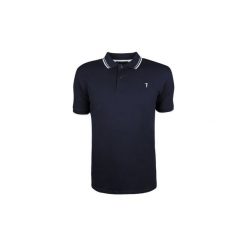 Koszulki polo z krótkim rękawem Trussardi 32T00138 / Polo 2 Bottoni. Niebieskie koszulki męskie Trussardi, s, bez wzorów, polo, z krótkim rękawem, krótkie. Za 199,00 zł.