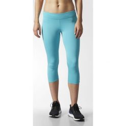 Spodnie sportowe damskie: Adidas Spodnie damskie Response 3/4 Tight niebieskie r. XS (B47767)