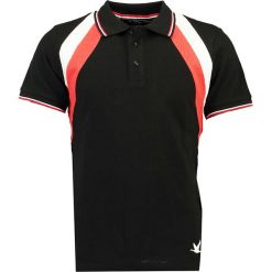 Koszulka polo w kolorze czarnym. Czarne koszulki męskie Stone Goose, m, w paski, z bawełny, bez rękawów. W wyprzedaży za 98,95 zł.