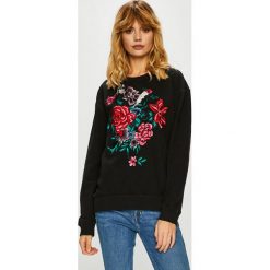 Silvian Heach - Bluza. Czarne bluzy damskie Silvian Heach, s, z nadrukiem, z bawełny, bez rękawów, bez kaptura. W wyprzedaży za 169,90 zł.