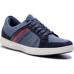 Sneakersy GINO ROSSI - Salado MP2665-TWO-TKBW-5357-T 55/59. Niebieskie sneakersy męskie Gino Rossi, na co dzień, bez wzorów, ze skóry, eleganckie, bez zapięcia. W wyprzedaży za 179,00 zł.