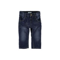 Name it Boys Spodnie Jeans Alex dark blue denim. Niebieskie spodnie niemowlęce marki Name it, z bawełny. Za 68,80 zł.