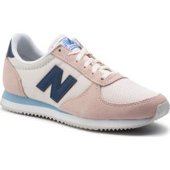Sneakersy NEW BALANCE - WL220AA Różowy. Różowe półbuty damskie New Balance, z zamszu. W wyprzedaży za 199,00 zł.